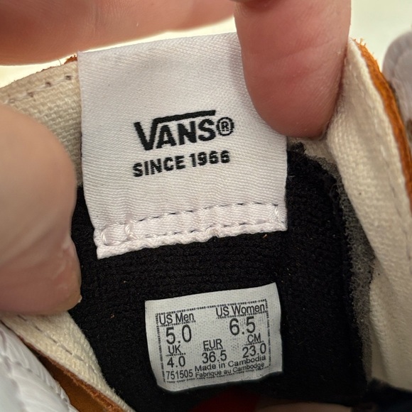 Brand New Vans Suede SK8-Hi Tapered Shoes Desert Sun High Top Skater Sneakers - Picture 13 of 15